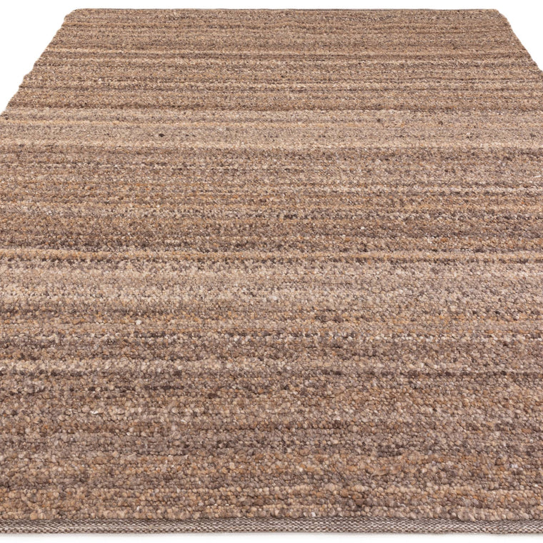 Hand woven in India — Polyester Living Room Rug — Flatweave, Hand Woven, Boho, Abbus