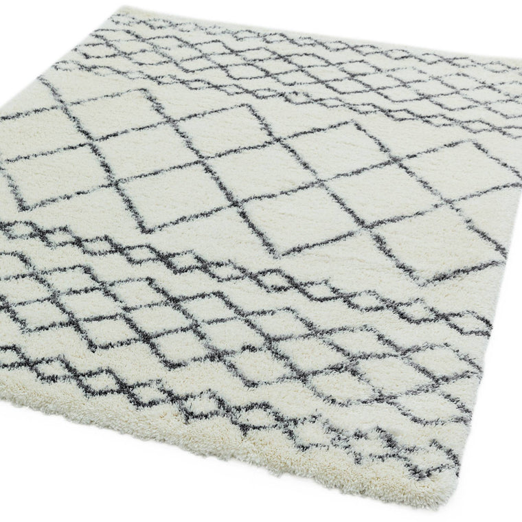 Double-ply pile, 50 mm — Berber Polypropylene Living Room Rug — Boho, Alto