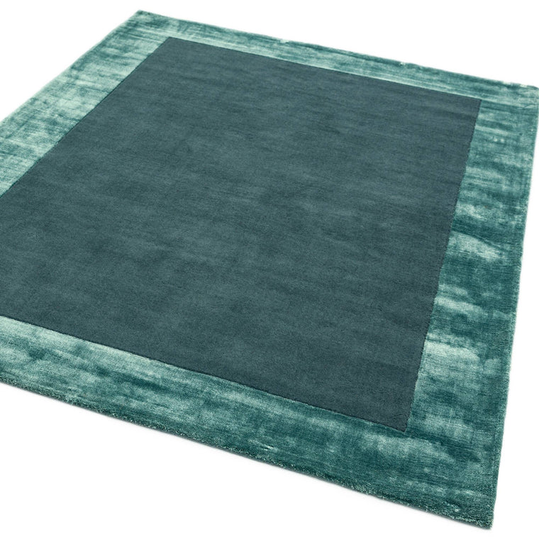 Cut pile, 10 mm — Border Wool Living Room Rug — Hand Woven, Ascot
