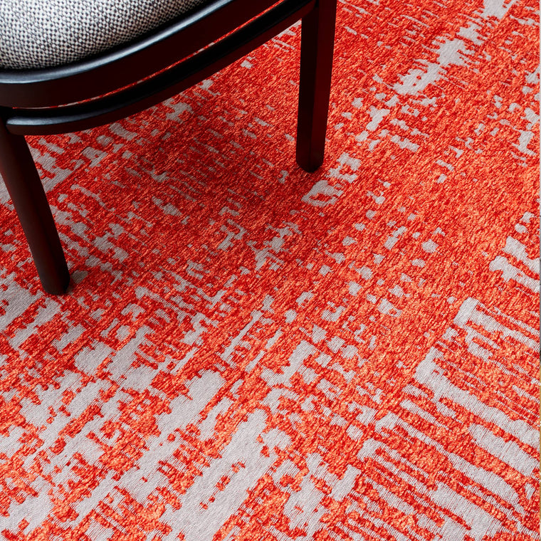 Flatweave, no pile — Abstract Polyester Living Room Rug — Flatweave, Beau
