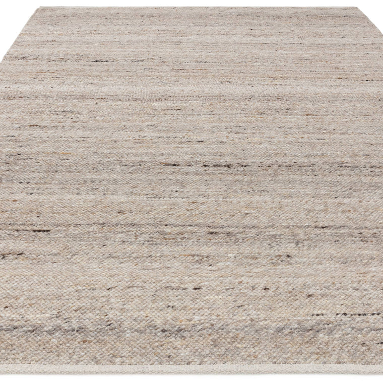 Woven in pure wool — Wool Living Room Rug — Flatweave, Hand Woven, Birkdale