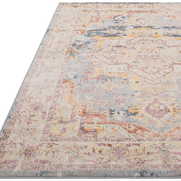 Machine woven in Turkey — Persian Polypropylene Living Room Rug — Classic, Flores