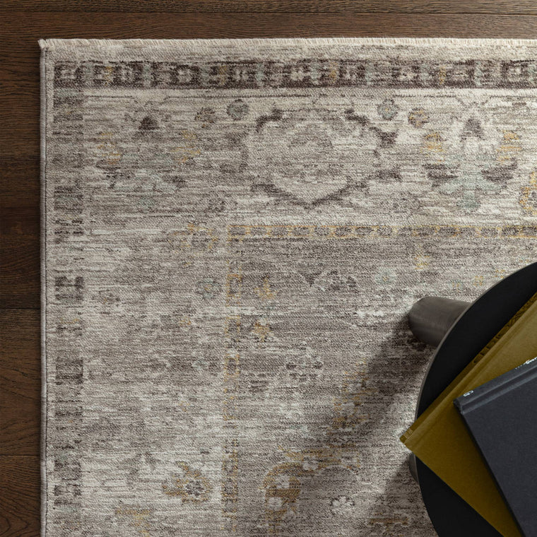 A low, even pile — Abstract Polyester Living Room Rug — Classic, Jasper