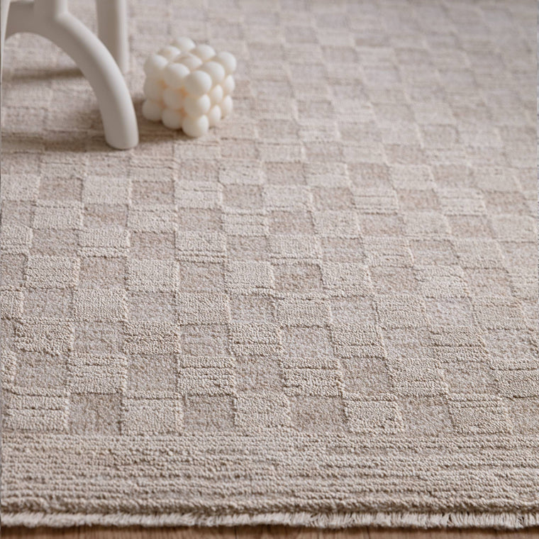 Cut pile, 8 mm — Abstract Polyester Living Room Rug — Boho, Laurent