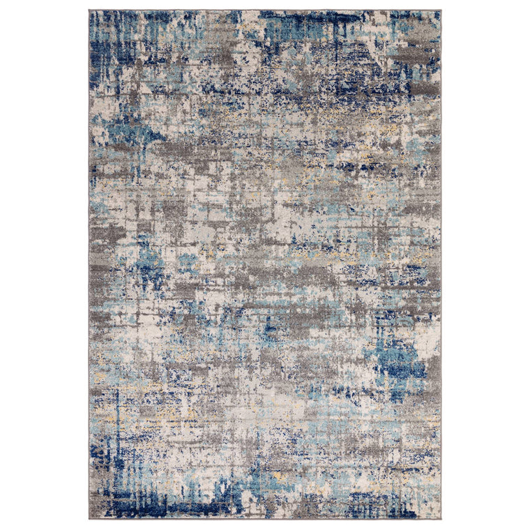 Cut pile, 9 mm — Geometric Polypropylene Living Room Rug — Modern, Nova