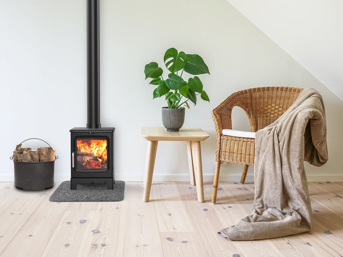 4.7kW Wood Burning Stove — Peanut 3 Log Burner, DEFRA Exempt
