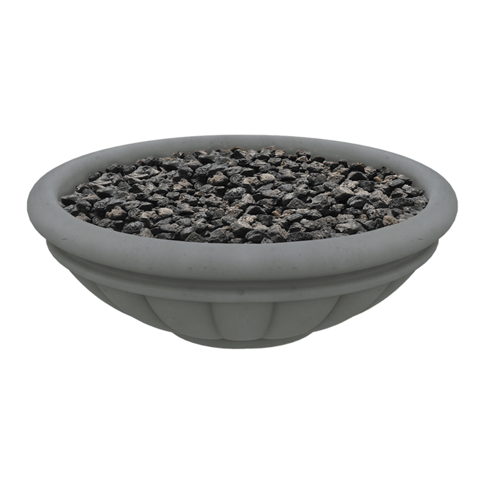 Fire by Design Tuscany Round Scupper Concrete Gas Fire & Water Bowl