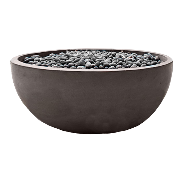 Fire by Design Vessel Round Concrete Gas Fire & Water Bowl