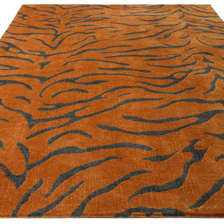A knitted surface — Animal Polyester Living Room Rug — Wilder