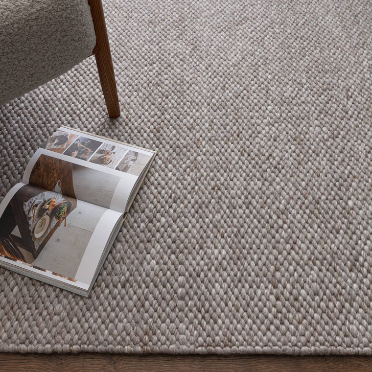 Flatweave, 4 mm — Polyester Living Room Rug — Flatweave, Hand Woven, Boho, Zander