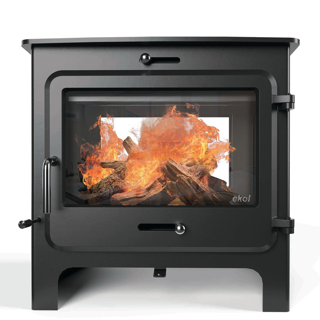Ekol Clarity Double-Sided wood burning stove