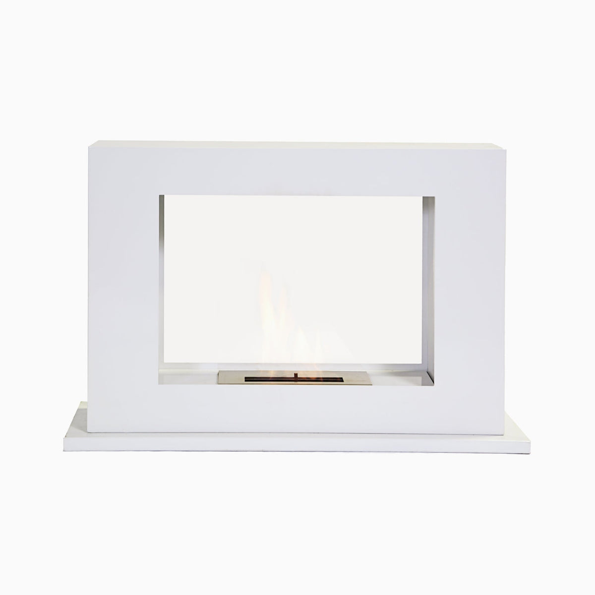 Bio Flame Rogue 2.0 double-sided freestanding ethanol fireplace