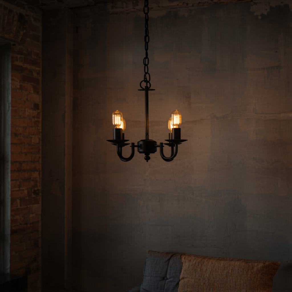 Industrial Chandelier | 6-Arm
