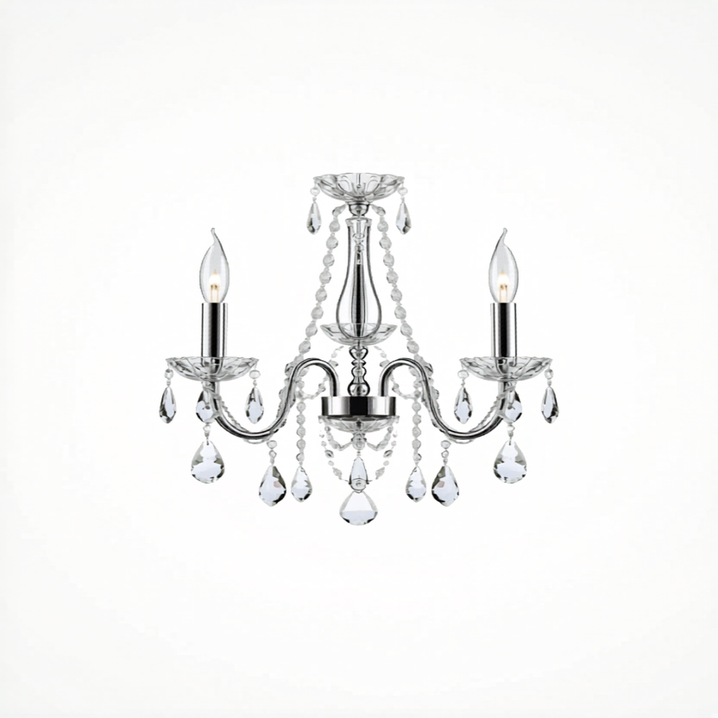 Crystal Chandelier | 3-Arm