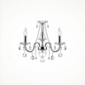 Crystal Chandelier | 3-Arm