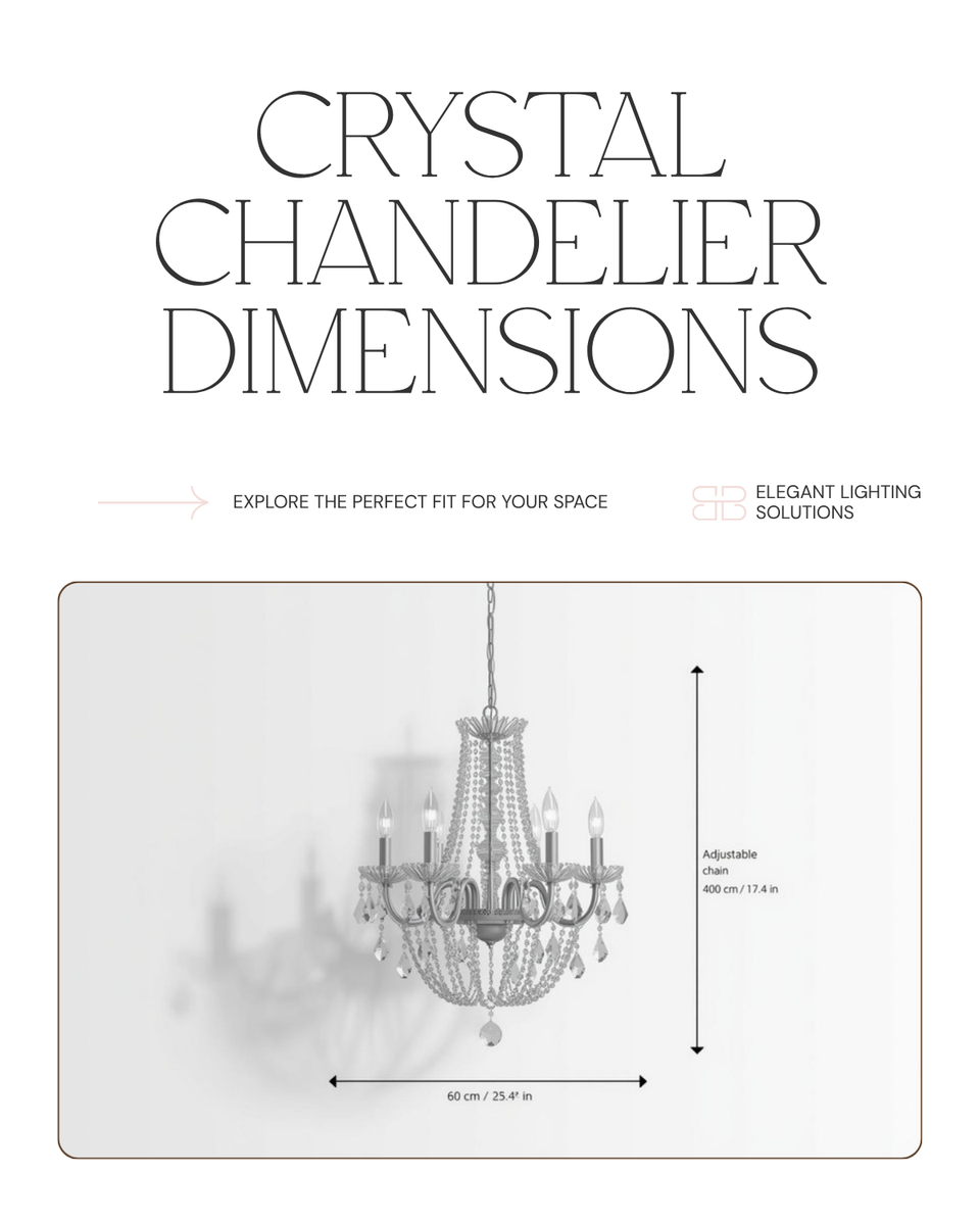 Crystal Chandelier | 5-Arm
