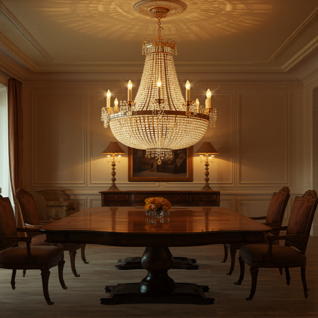 Crystal Chandelier | 5-Arm