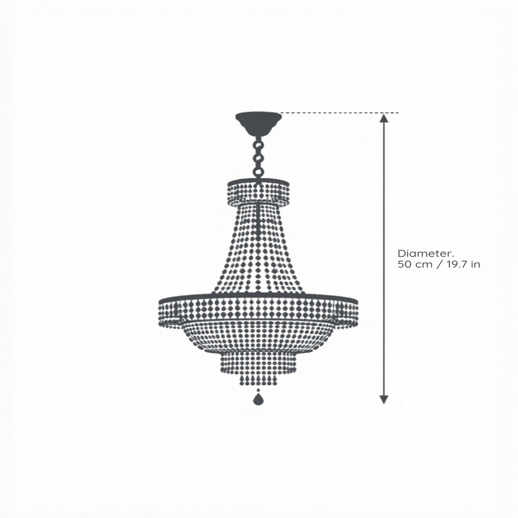 Cascade Chandelier | Crystal