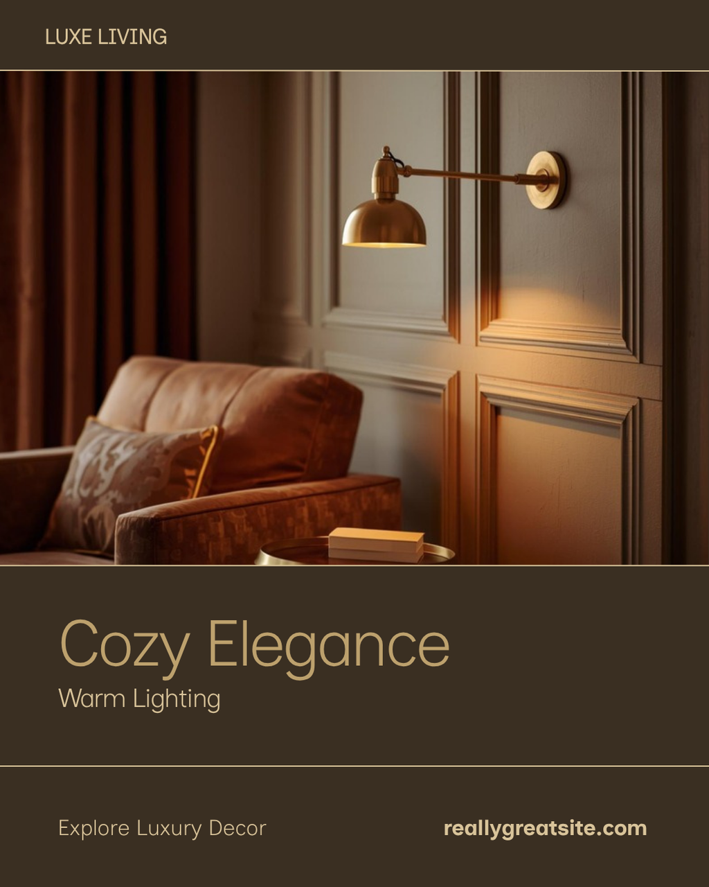 Brass Wall Lamp | Rotatable