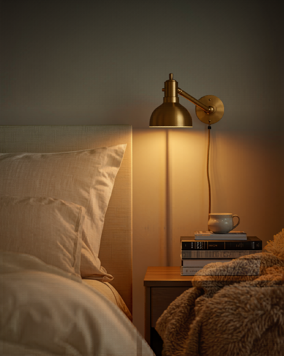 Brass Wall Lamp | Rotatable
