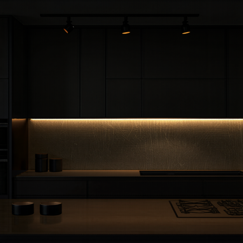 Black Ceiling Lamp | 3-Point Spotlight