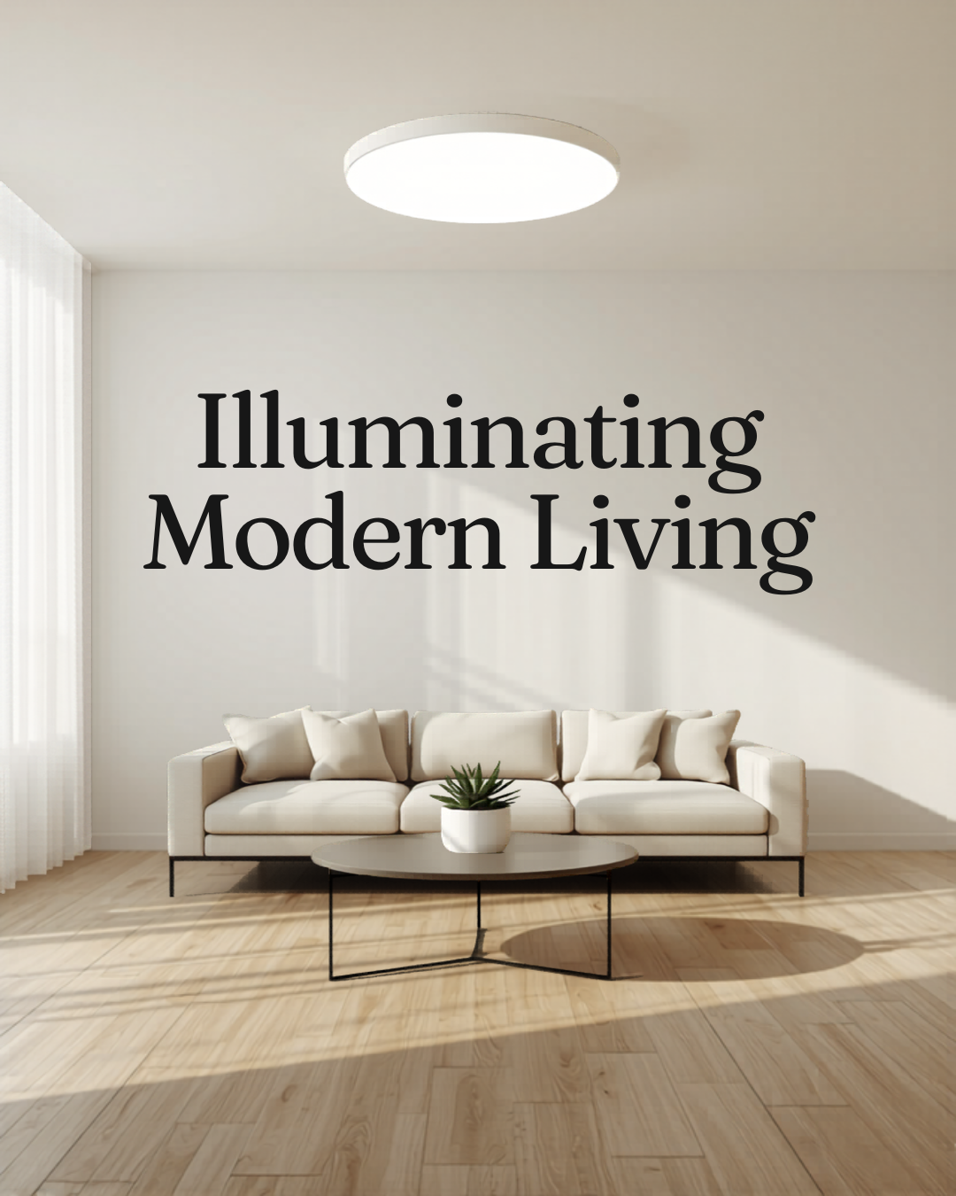 Modern Ceiling Lamp | Round LED