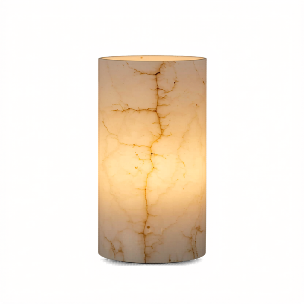 Alabaster Table Lamp | Cylinder