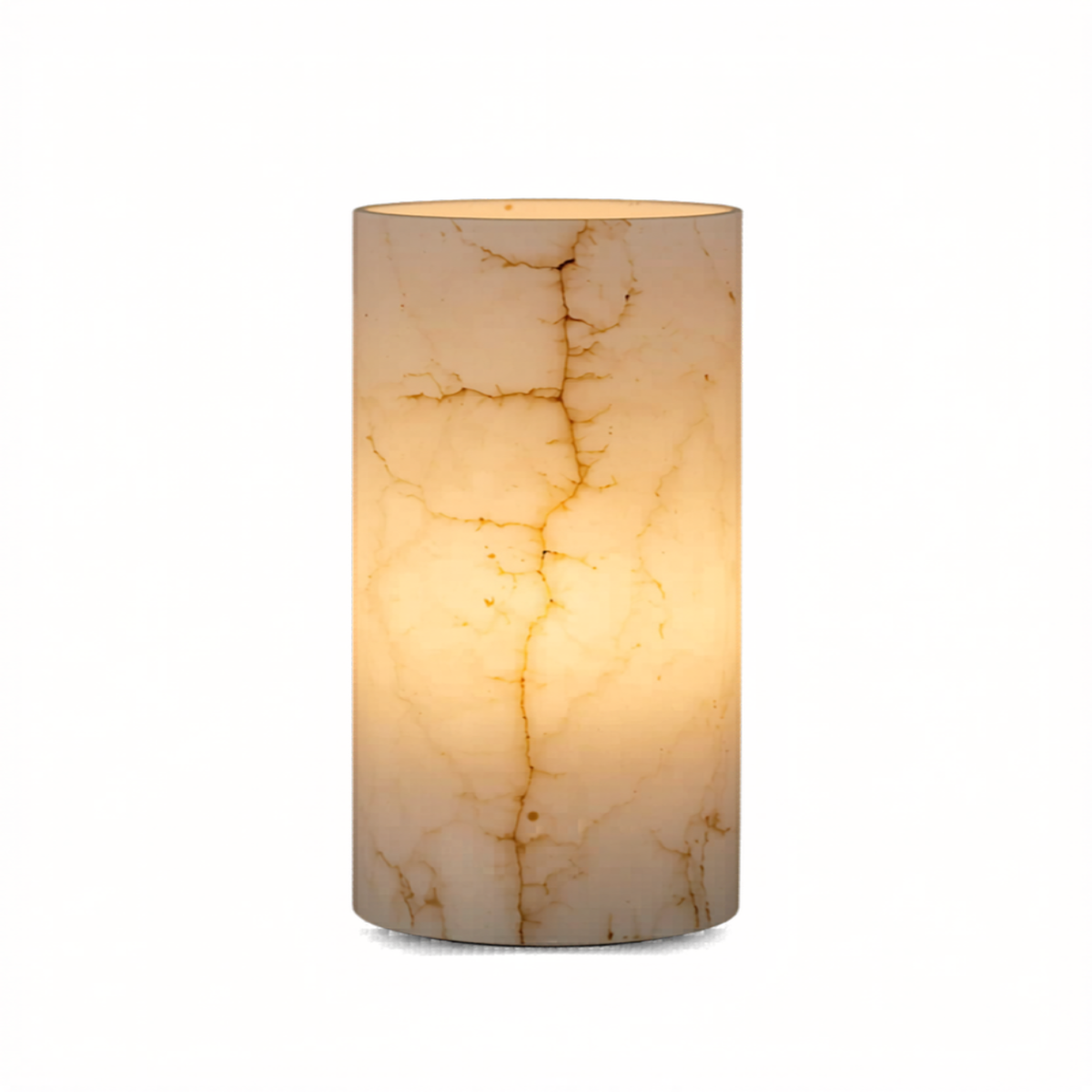 Alabastrowa Lampa Stołowa | Cylinder