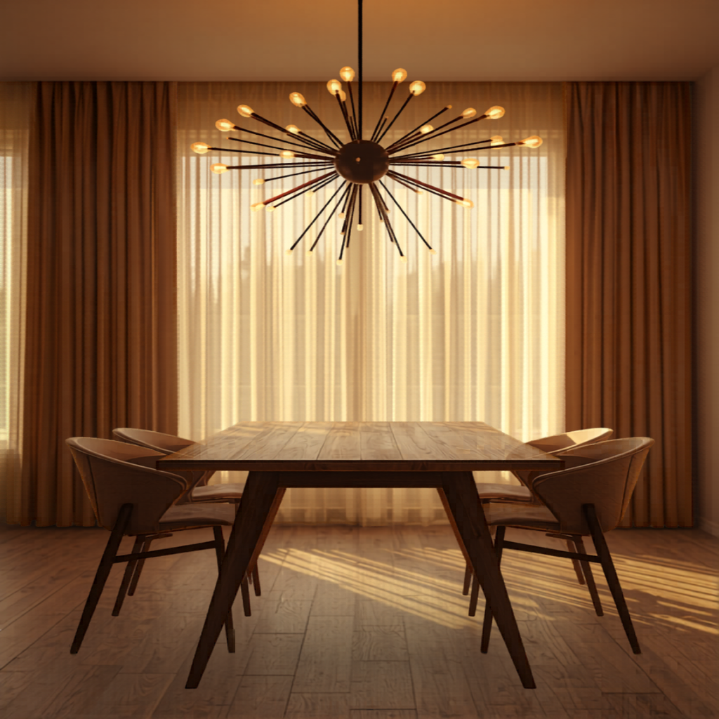 Black Chandelier | Sputnik