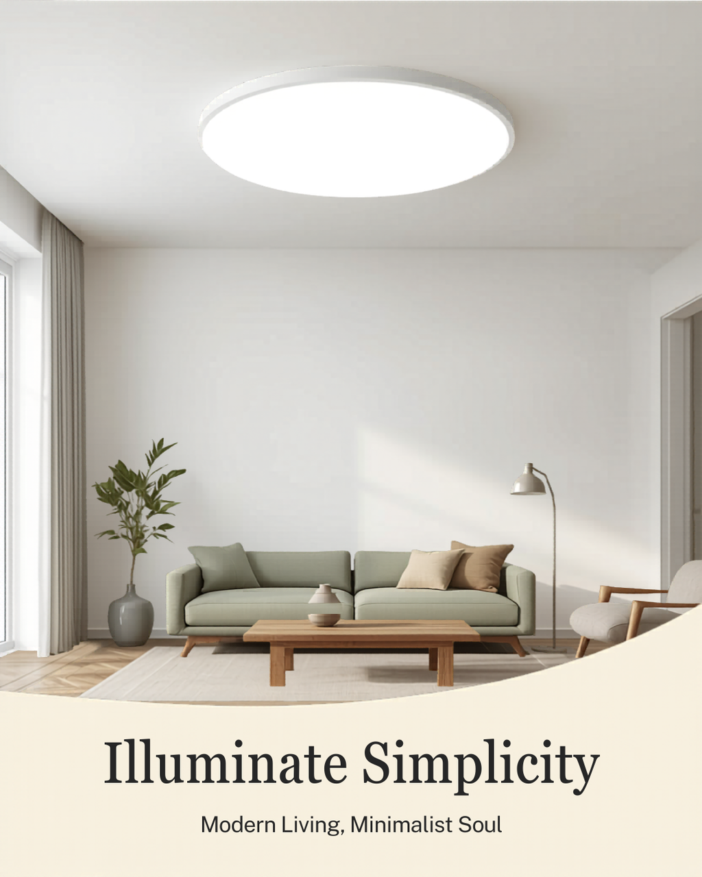 Modern Ceiling Lamp | Round LED