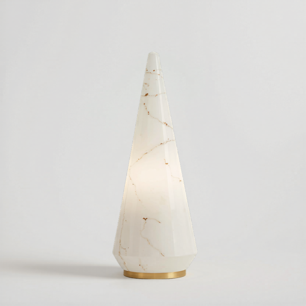 Alabastrowa Lampa Stołowa | Stożek