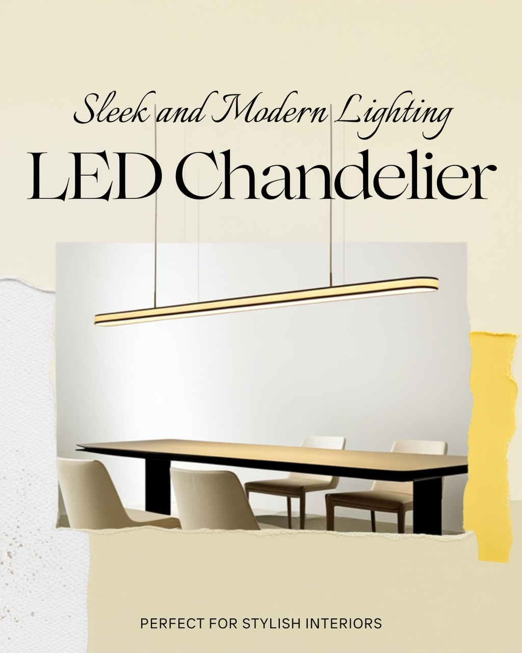 Minimalist Chandelier | Linear