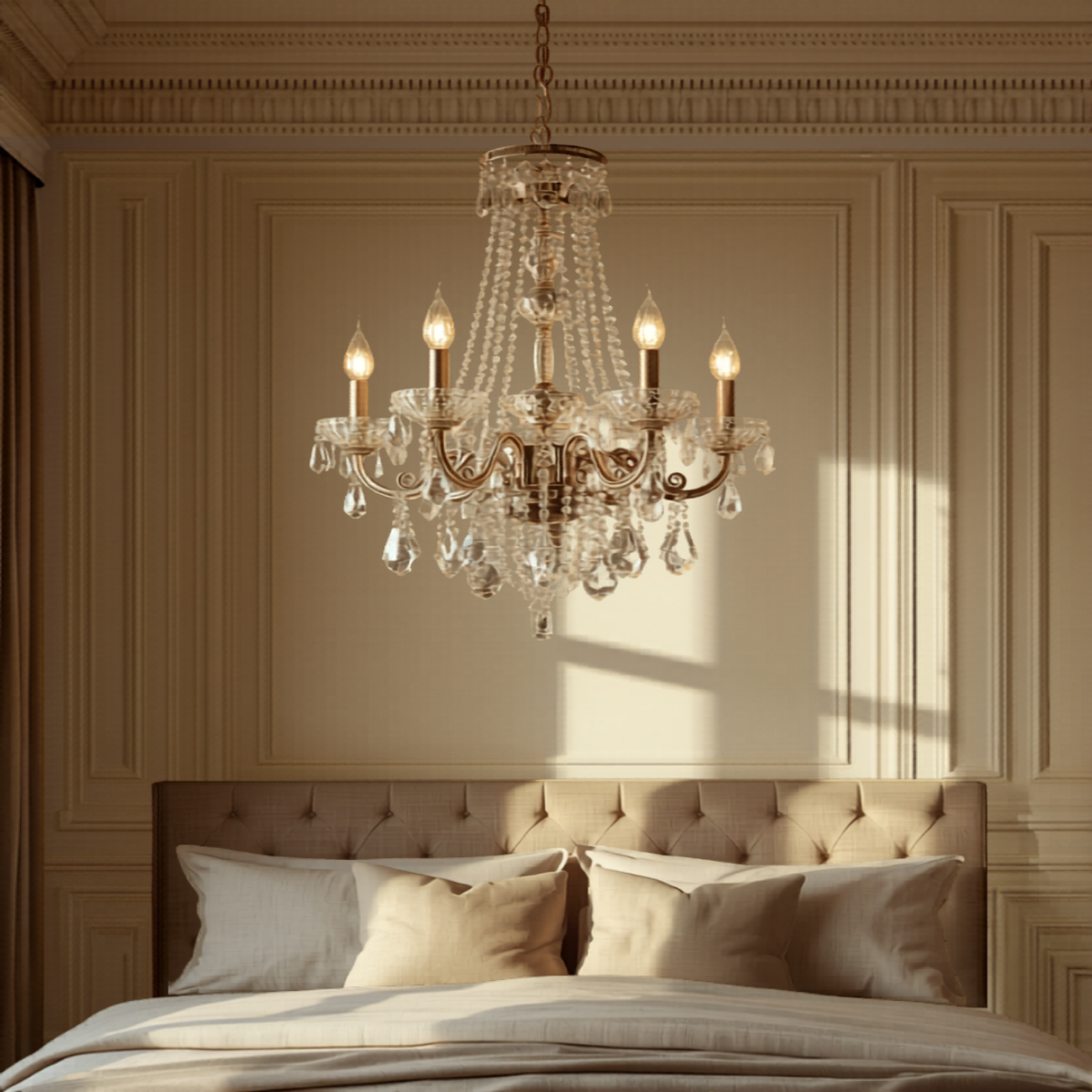 Crystal Chandelier | 3-Arm