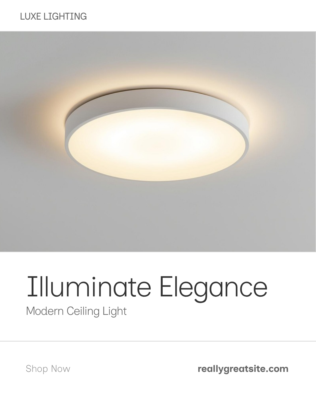Modern Ceiling Lamp | Round LED