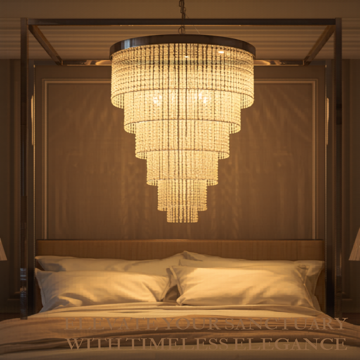 Cascade Chandelier | Crystal