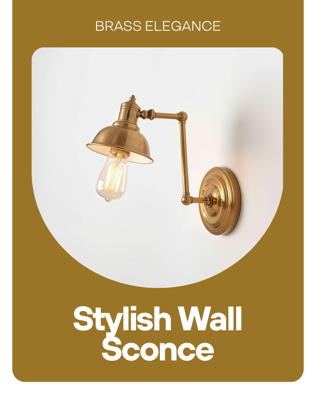 Brass Wall Lamp | Rotatable