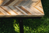 The Herringbone Bench