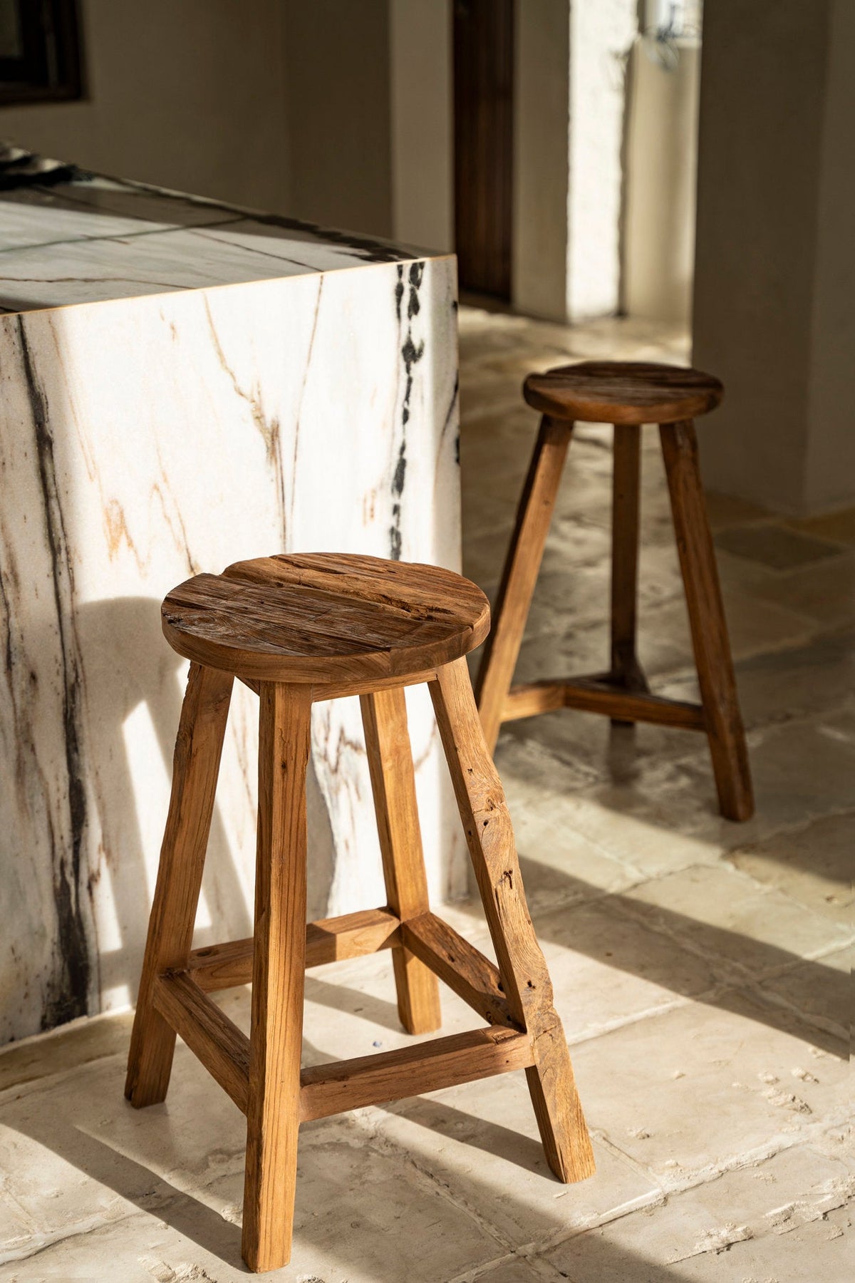 The Shibori Bar Stool