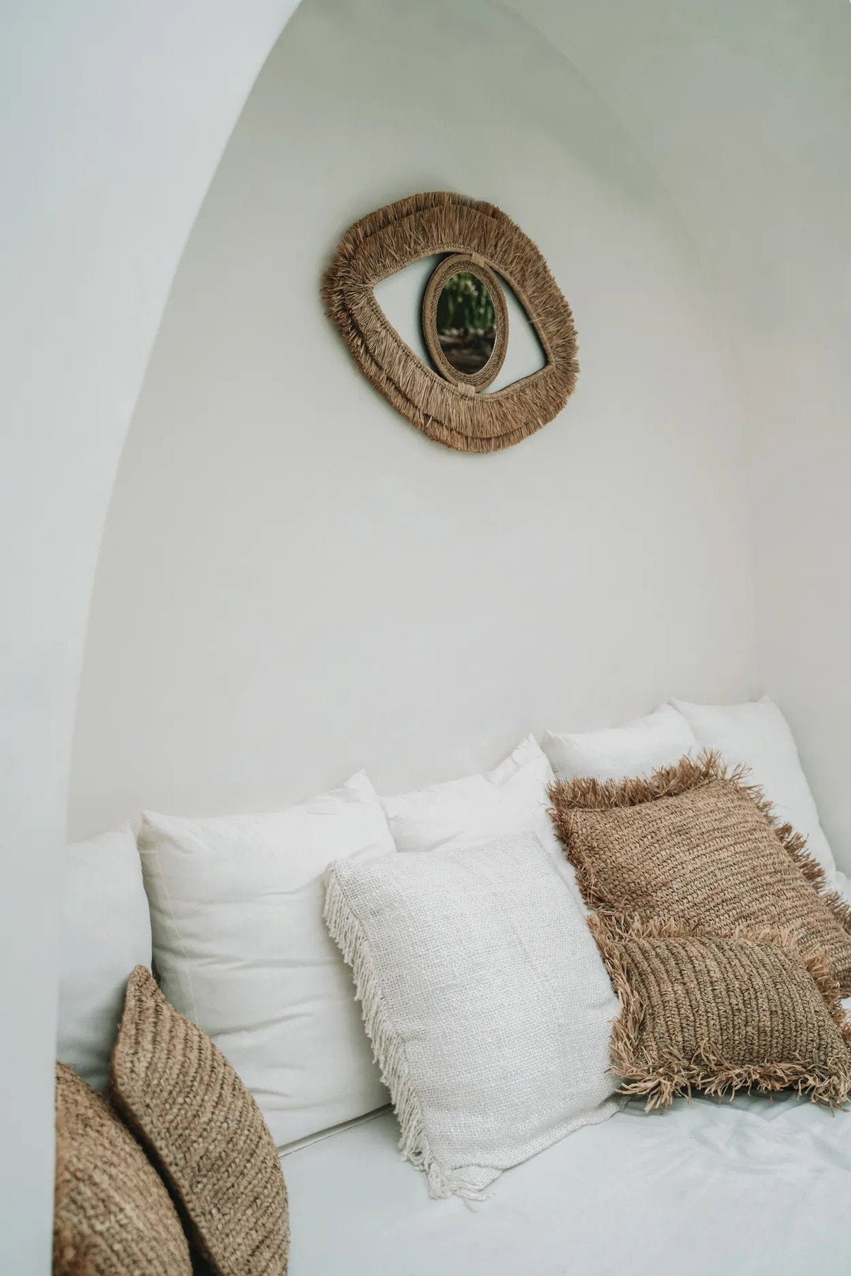 The Raffia Eye Mirror
