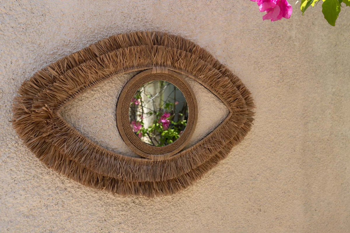 The Raffia Eye Mirror