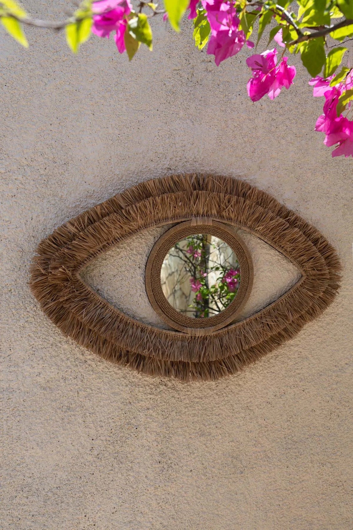 The Raffia Eye Mirror