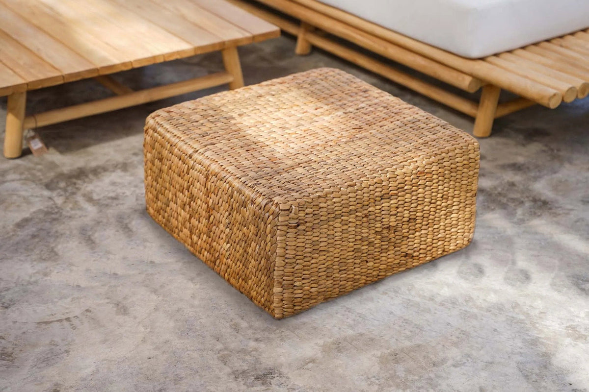 The Hyacinth Pouffe Square