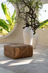 The Hyacinth Pouffe Square