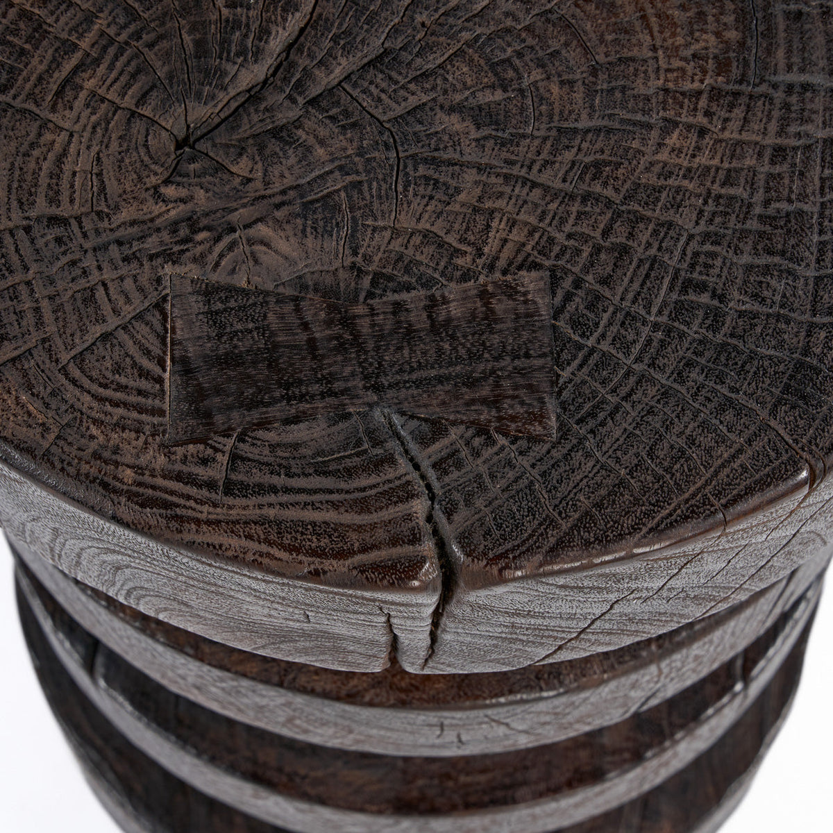 The Mocha Rings Side Table