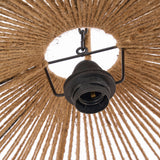 The Wooden Bead Chandelier