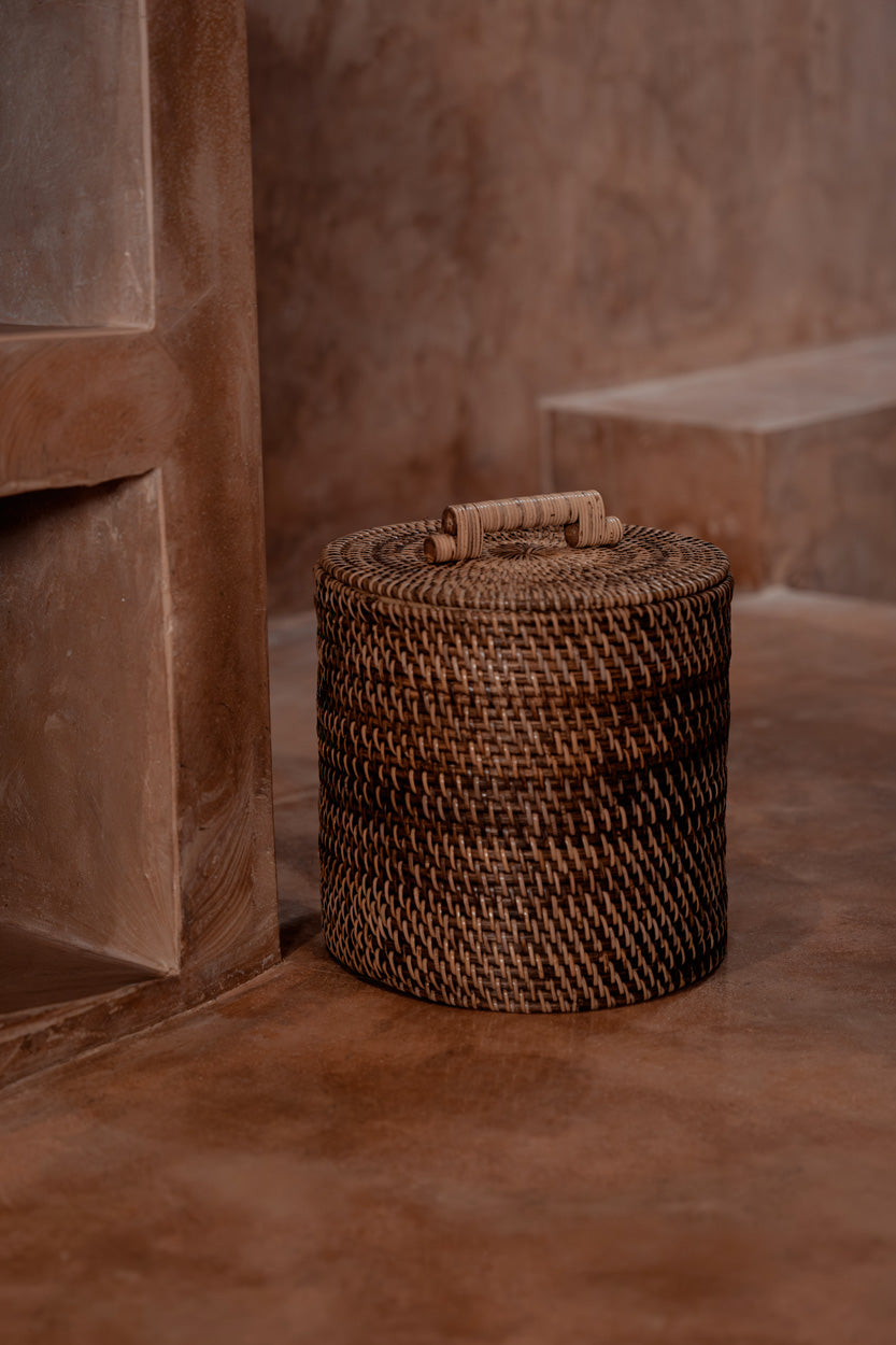 The Rattan Bin Low