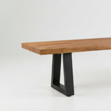 The Bench With Iron Legs