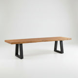 The Bench With Iron Legs
