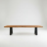 The Bench With Iron Legs