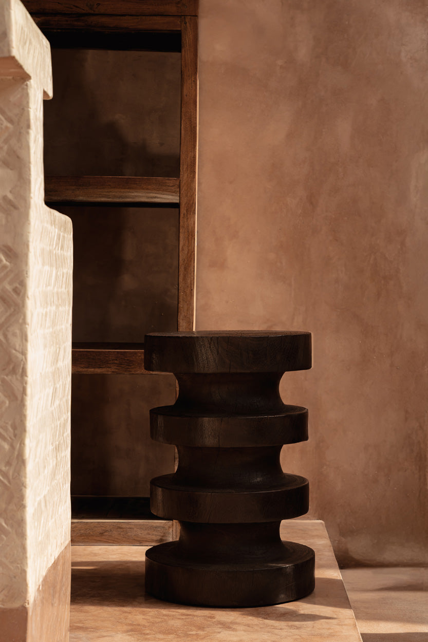 The Mocha Rings Side Table